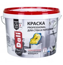 DALI PROFESSIONAL / ДАЛИ ПРОФЕССИОНАЛ краска для стен и потолков акриловая база С 9 л