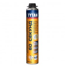 TYTAN PROFESSIONAL 60 SECONDS / ТИТАН ПРОФЕШИОНАЛ 60 СЕКУНД пено-клей строительный быстрого схватывания, профессиональный (750мл)