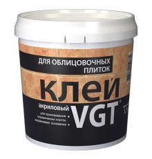 VGT / ВГТ клей акриловый, для облицовочных плиток, для стен и потолков (1,7л)