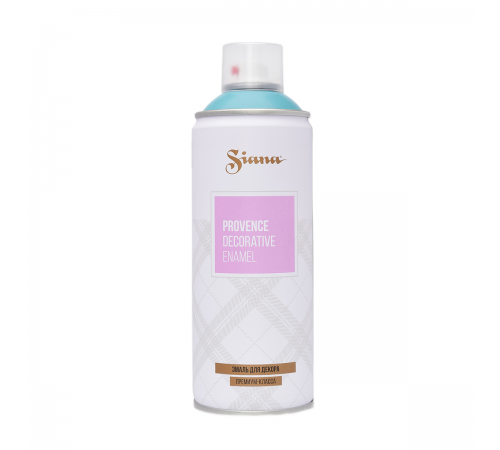 SIANA PROVENCE / СИАНА ПРОВАНС эмаль для декора акриловая аэрозольная сатиновая виридиан 520мл SIANA PROVENCE / СИАНА ПРОВАНС эмаль для декора акриловая аэрозольная сатиновая виридиан 520мл