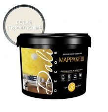 DALI-DECOR / ДАЛИ ДЕКОР Марракеш декоративная штукатурка жемчужная белый 6 кг
