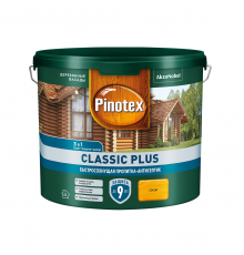 PINOTEX CLASSIC PLUS / ПИНОТЕКС КЛАССИК ПЛЮС пропитка-антисептик, быстросохнущая 3 в 1, сосна 2,5л