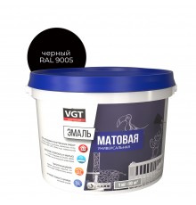 VGT / ВГТ ВД-АК-1179 эмаль универсальная, матовая, черный RAL 9005 (2,5кг)