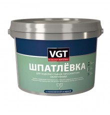 VGT шпатлевка облегченная для заделки стыков гипсокартона (с пониженной усадкой) (3кг)