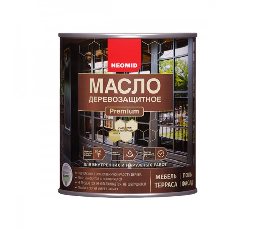NEOMID PREMIUM / НЕОМИД ПРЕМИУМ масло деревозащитное, тик (2л) NEOMID PREMIUM / НЕОМИД ПРЕМИУМ масло деревозащитное, тик (2л)