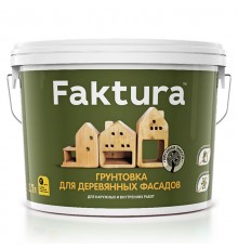 FAKTURA / ФАКТУРА грунт-пропитка для дерева на водн.основе с защитой от биопоражения, для вн/нар (2,7л)