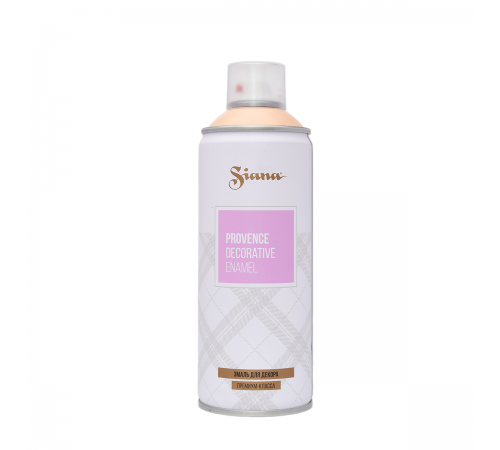 SIANA PROVENCE / СИАНА ПРОВАНС эмаль для декора акриловая аэрозольная сатиновая персиковый 520мл SIANA PROVENCE / СИАНА ПРОВАНС эмаль для декора акриловая аэрозольная сатиновая персиковый 520мл