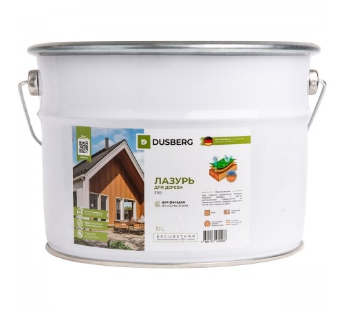 DUSBERG / ДЮСБЕРГ лазурь для дерева, бесцветный 3110 (10л) DUSBERG / ДЮСБЕРГ лазурь для дерева, бесцветный 3110 (10л)