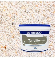 TERRACO ТЕРРАЛИТ крупнозернистая декор штукатурка с мраморной крошкой, 110-С 15кг
