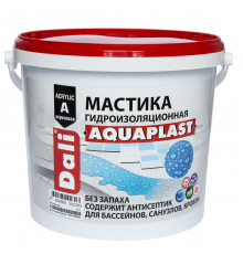 DALI AQUAPLAST / ДАЛИ АКВАПЛАСТ мастика гидроизоляционная универсальная акриловая голубой 5 л