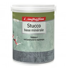 LIMPRESSION STUCCO BASE MINERALE / ЛИМПРЕССИОН СТУККО БАЗА МИНЕРАЛ покрытие декоративное с эффектом натурального мрамора (4кг)