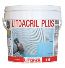 LITOKOL LITOACRIL PLUS / ЛИТОКОЛ ЛИТОАКРИЛ ПЛЮС клей готовый к применению на основе синтетической смолы, белый (1кг)
