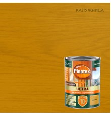 PINOTEX ULTRA / ПИНОТЕКС УЛЬТРА лазурь защитная влагостойкая для защиты древесины до 10 лет калужница 0,9л new
