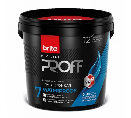 BRITE PROFESSIONAL / БРАЙТ ПРОФЕССИОНАЛ краска интерьерная супермоющаяся шелковистая, база С (2,7л) BRITE PROFESSIONAL / БРАЙТ ПРОФЕССИОНАЛ краска интерьерная супермоющаяся шелковистая, база С (2,7л)