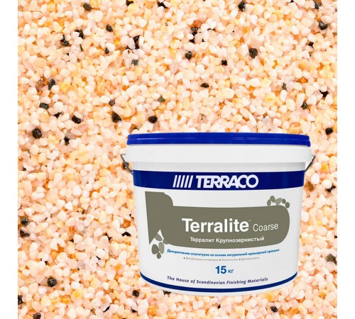 TERRACO TERRALITE COARSE / ТЕРРАКО ТЕРРАЛИТ штукатурка на основе мраморной крошки, крупнозернистая, 113-C, 15кг TERRACO TERRALITE COARSE / ТЕРРАКО ТЕРРАЛИТ штукатурка на основе мраморной крошки, крупнозернистая, 113-C, 15кг