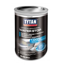 TYTAN PROFESSIONAL WATER STOP / ТИТАН ПРОФЕШИОНАЛ ВОТЕР СТОП герметик для крепления и ремонта кровли, черный (1,8кг)