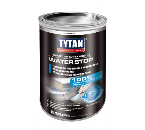 TYTAN PROFESSIONAL WATER STOP / ТИТАН ПРОФЕШИОНАЛ ВОТЕР СТОП герметик для крепления и ремонта кровли, черный (1,8кг) TYTAN PROFESSIONAL WATER STOP / ТИТАН ПРОФЕШИОНАЛ ВОТЕР СТОП герметик для крепления и ремонта кровли, черный (1,8кг)