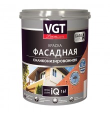 VGT PREMIUM / ВГТ ПРЕМИУМ IQ 161 краска фасадная, силиконизированная, долговечность 15 лет,,база С (2л)
