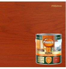 PINOTEX ULTRA / ПИНОТЕКС УЛЬТРА лазурь защитная влагостойкая для защиты древесины до 10 лет рябина 2,5л new
