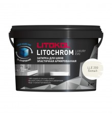 LITOKOL LITOCHROM LUXURY EVO / ЛИТОКОЛ ЛИТОХРОМ ЛАКШЕРИ ЭВО ЛЛИ затирка для швов цементно-полимерная, 200 белый, 2кг
