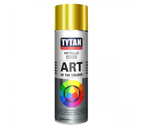 TYTAN PROFESSIONAL ART OF THE COLOR / ТИТАН ПРОФЕШИОНАЛ АРТ ОФ ВЕ КОЛОР краска аэрозольная, RAL270M, золотой металлик (400мл)