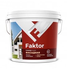 FAKTOR краска фасадная, белый (13кг)