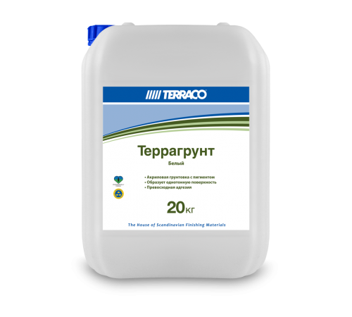 TERRACO ТЕРРАГРУНТ глубокопроникающий универсальный грунт, белый, цвет 303 (5кг) TERRACO ТЕРРАГРУНТ глубокопроникающий универсальный грунт, белый, цвет 303 (5кг)