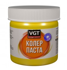 VGT паста колеровочная высококонцентрированная для водоразбавляемых ЛКМ, лимонный (0,1кг)