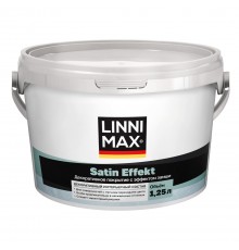 LINNIMAX SATIN EFFECT / ЛИННИМАКС САТИН ЭФФЕКТ покрытие декоративное водно-дисперсионное с эффектом замши для внутренних работ матовое, белый, 1,25л