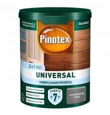 PINOTEX UNIVERSAL / ПИНОТЕКС УНИВЕРСАЛ пропитка 2 в 1, скандинавский серый 0,9л