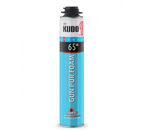 KUDO HOME 65 PROFF / КУДО ХОУМ 65 ПРОФ пена полиуретановая монтажная профессиональная всесезонная (1000мл) KUDO HOME 65 PROFF / КУДО ХОУМ 65 ПРОФ пена полиуретановая монтажная профессиональная всесезонная (1000мл)