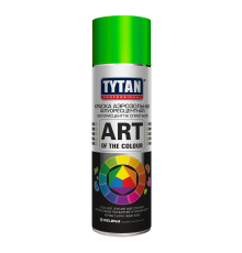TYTAN PROFESSIONAL ART OF THE COLOR / ТИТАН ПРОФЕШИОНАЛ АРТ ОФ ВЕ КОЛОР краска флуоресцентная аэрозоль, RAL 1003 зеленый (400мл)