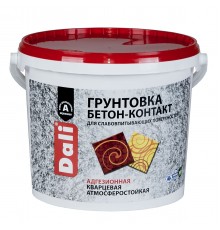 DALI / ДАЛИ бетон-контакт грунтовка адгезионная акриловая розовый 6 кг