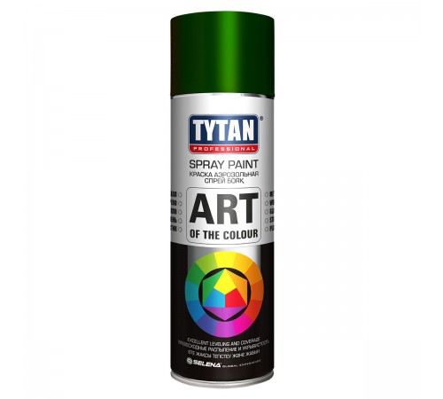 TYTAN PROFESSIONAL ART OF THE COLOR / ТИТАН ПРОФЕШИОНАЛ АРТ ОФ ВЕ КОЛОР краска аэрозольная, RAL6005, темно-зеленый (400мл)