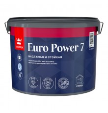 TIKKURILA EURO POWER 7 краска моющаяся для стен и потолка, база А (9л)