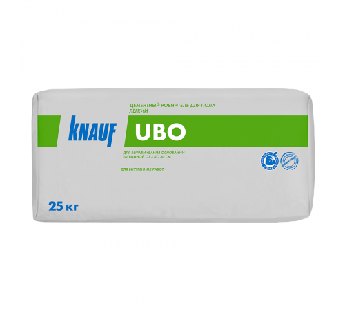 KNAUF UBO / КНАУФ УБО стяжка пола цементная облегченная теплоизоляционная для внутренних работ (25кг) KNAUF UBO / КНАУФ УБО стяжка пола цементная облегченная теплоизоляционная для внутренних работ (25кг)