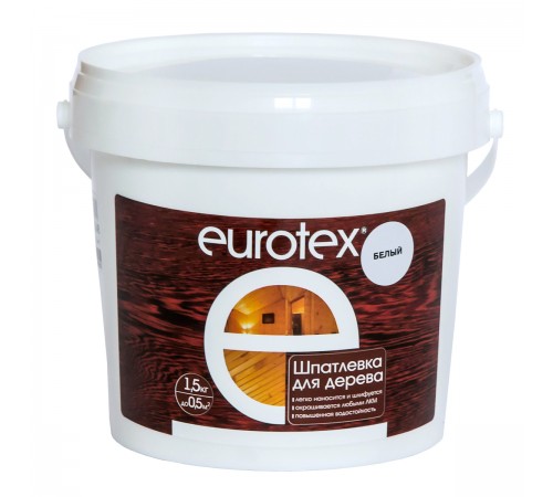 EUROTEX / ЕВРОТЕКС шпатлевка для дерева, для наружных и внутренних работ, акрил, дуб (0,225кг) EUROTEX / ЕВРОТЕКС шпатлевка для дерева, для наружных и внутренних работ, акрил, дуб (0,225кг)