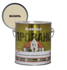 АКВАТЕКС ПРОВАНС антисептик для древесины, лессирующий, полуматовый, ваниль (2,5л)