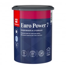 TIKKURILA EURO POWER 7 краска моющаяся для стен и потолка, баз С (0,9л)
