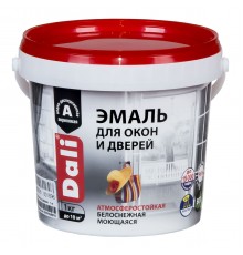 DALI / ДАЛИ эмаль для окон и дверей акриловая атмосферостойкая база А 1 кг
