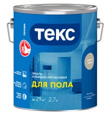 ТЕКС ПРОФИ ДЛЯ БЕТОННЫХ ПОЛОВ эмаль на алкидно-уретановой основе, светло-серый (2,7л)