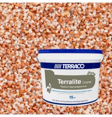 TERRACO TERRALITE COARSE / ТЕРРАКО ТЕРРАЛИТ КОРС штукатурка на основе мраморной крошки, крупнозернистая, TS-2001-С, 15кг