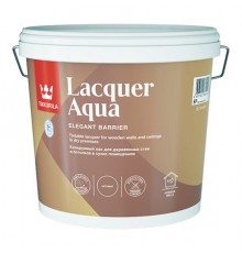 TIKKURILA LACQUER AQUA / ТИККУРИЛА ЕВРО ЛАКЕР АКВА лак интерьерный антисептирующий водный матовый 2,7 л