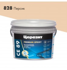 ЦЕРЕЗИТ CE 89 затирка для швов эпоксидная двухкомпонентная, для вн/нар работ, персик 828 (2,5кг)