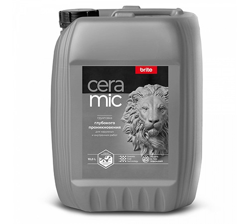 BRITE CERAMIC / БРАЙТ КЕРАМИК грунтовка глубокого проникновения (10л) BRITE CERAMIC / БРАЙТ КЕРАМИК грунтовка глубокого проникновения (10л)