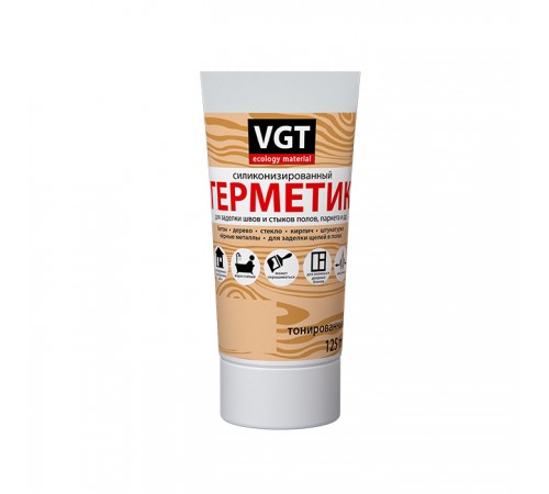 VGT / ВГТ герметик силиконизированный, многоцелевой, прозрачный (280гр)