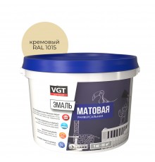 VGT / ВГТ ВД-АК-1179 эмаль универсальная, матовая, кремовый RAL 1015 (2,5кг)