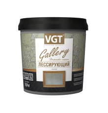 VGT GALLERY / ВГТ ГАЛЛЕРИ состав лессирующий для декоративных штукатурок, матовый. бесцветный (2,2кг)