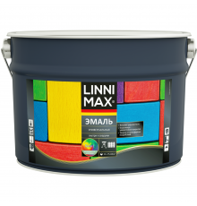 LINNIMAX / ЛИННИМАКС эмаль алкидная универсальная для наружных и внутренних работ шелковисто-матовая база 1 (2,5л)
