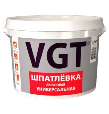 VGT шпатлевка универсальная, акриловая для наружных и внутренних работ (1,7кг)